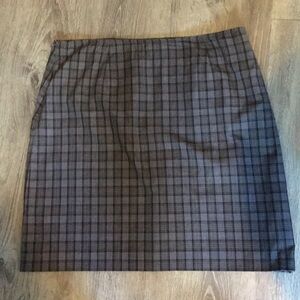 DKNY Plaid Skirt